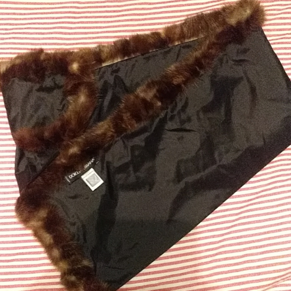 Dolce & Gabbana fur scarf
